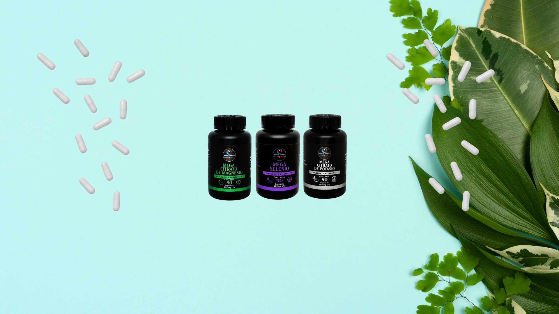 Paquete de Minerales Esenciales: Citrato de Magnesio, Citrato de Potasio y Selenio para tu Bienestar Diario