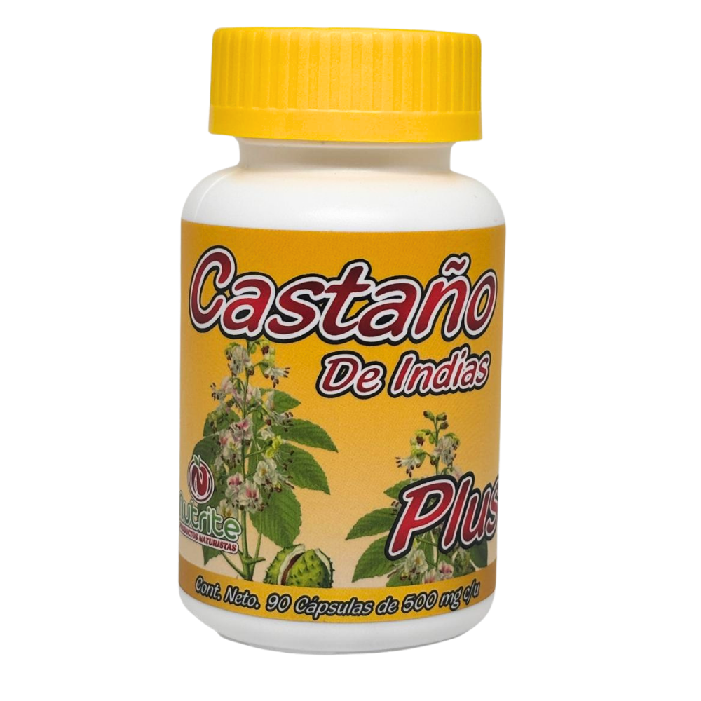 Castaño de Indias, Mikania, Cayene, Zarzaparrilla, Diente de León - 90 Cápsulas de 500 mg