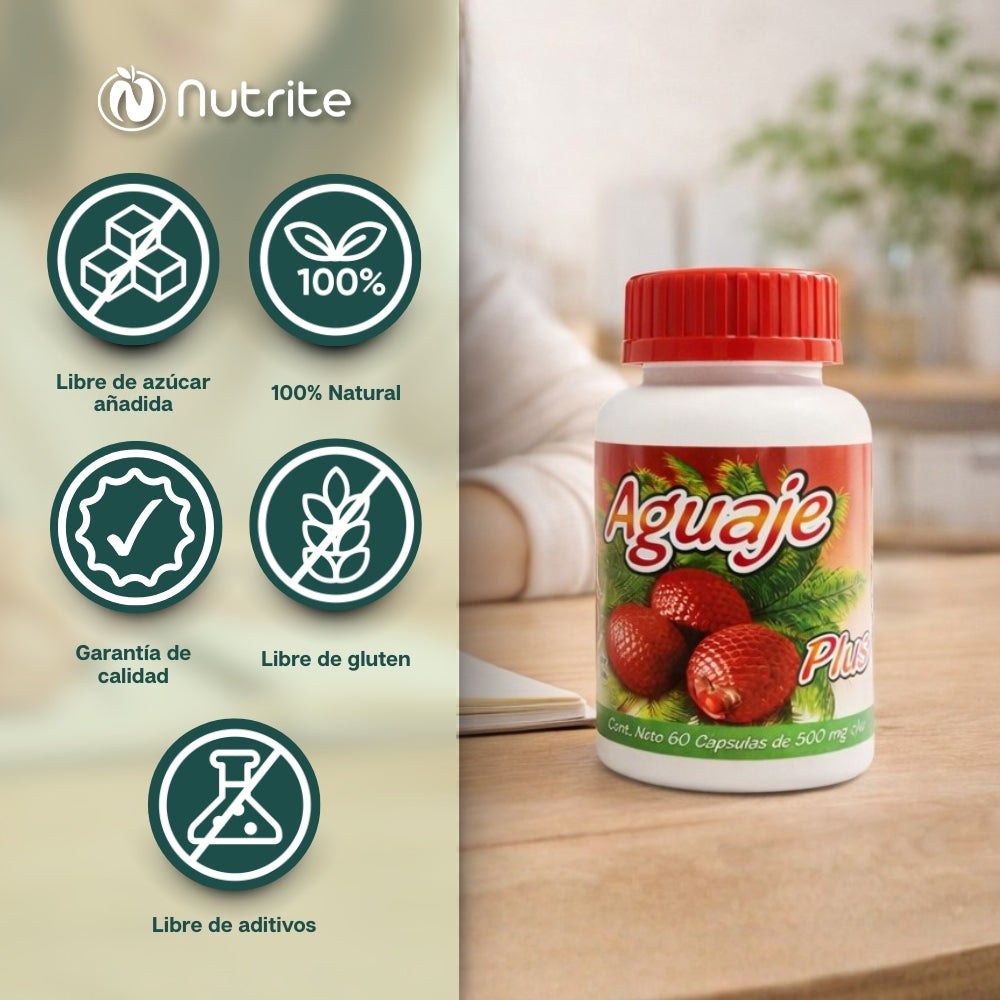 Aguaje - 60 Cápsulas de 500 mg