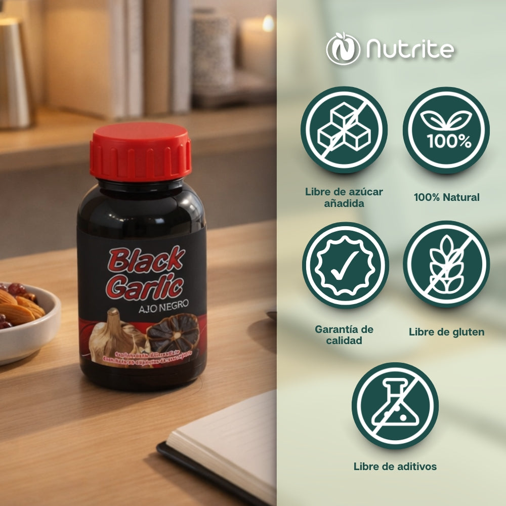 Black Garlic - Ajo Negro - 90 Cápsulas 500 mg