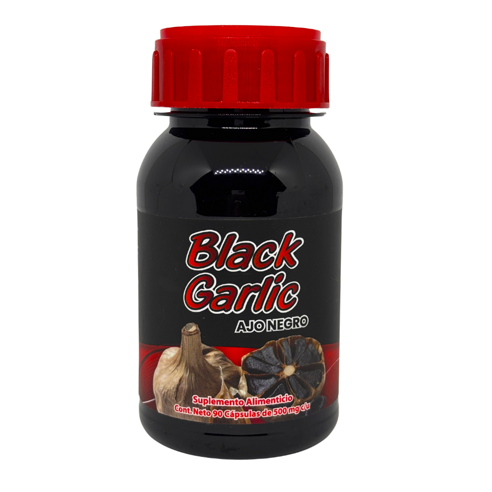Black Garlic - Ajo Negro - 90 Cápsulas 500 mg