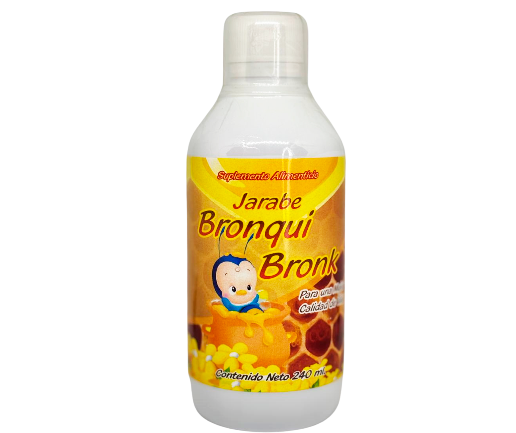 Jarabe con Miel de Abeja, Propóleo, Gordolobo, Sauco, Bugambilia, Tomillo - 240 ml