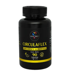 Circulaflex- Castaño de Indias, Ajo Negro, Jengibre, Vid Roja, Ginkgo Biloba, L-Arginina - 90 Cápsulas de 1000 mg