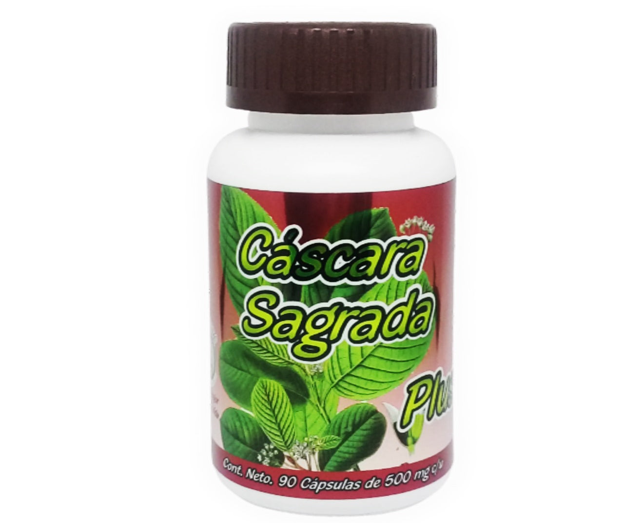 Cáscara Sagrada, Nopal, Psyllium Plantago - 90 Cápsulas de 500 mg