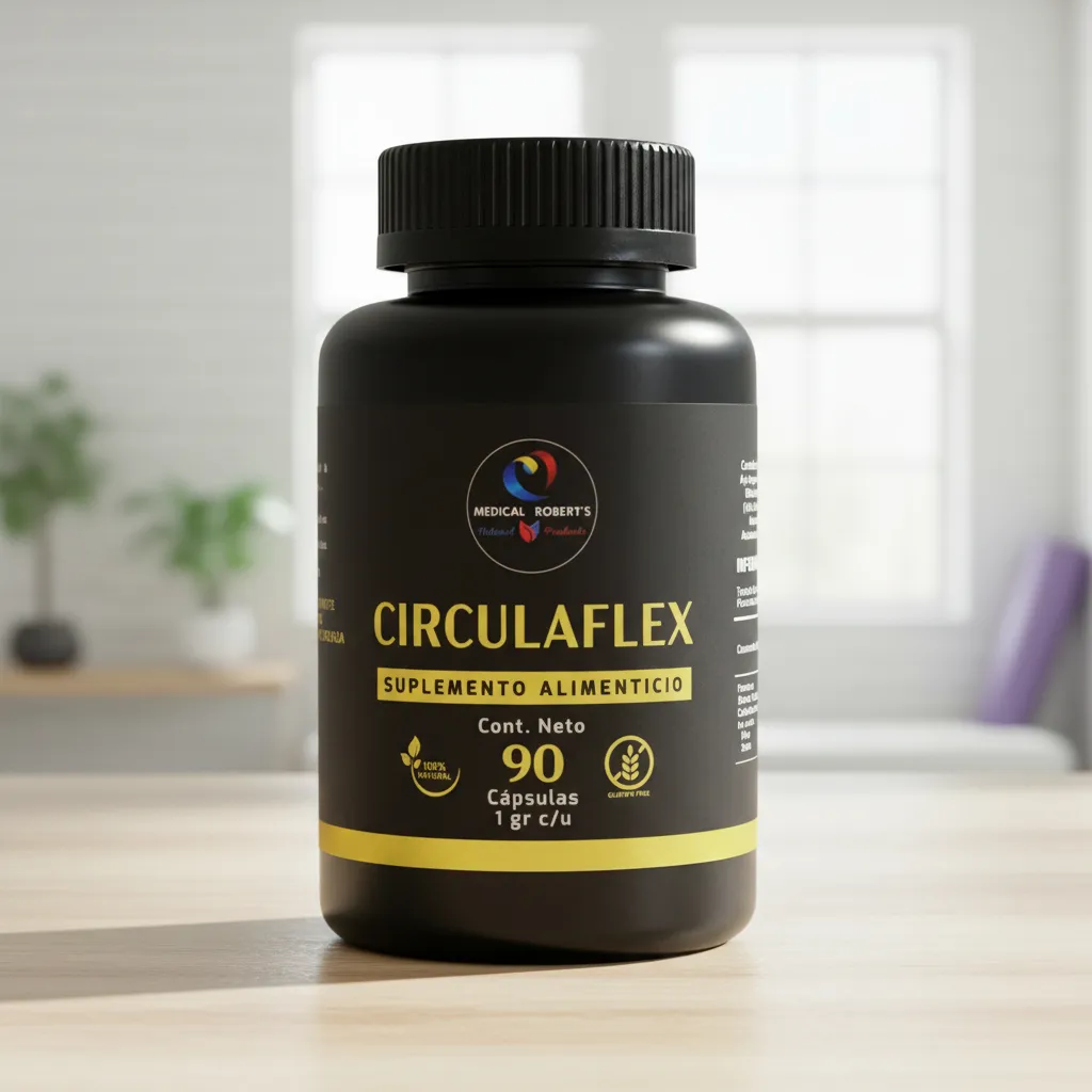 Circulaflex- Castaño de Indias, Ajo Negro, Jengibre, Vid Roja, Ginkgo Biloba, L-Arginina - 90 Cápsulas de 1000 mg