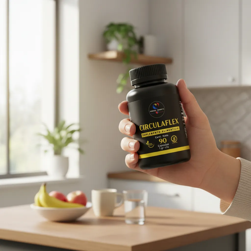 Circulaflex- Castaño de Indias, Ajo Negro, Jengibre, Vid Roja, Ginkgo Biloba, L-Arginina - 90 Cápsulas de 1000 mg