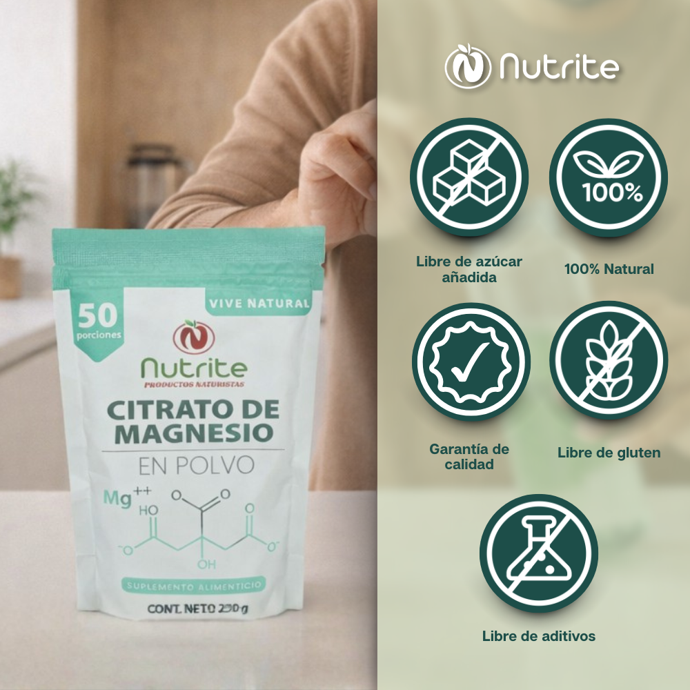 Citrato de Magnesio - Polvo 250 gr