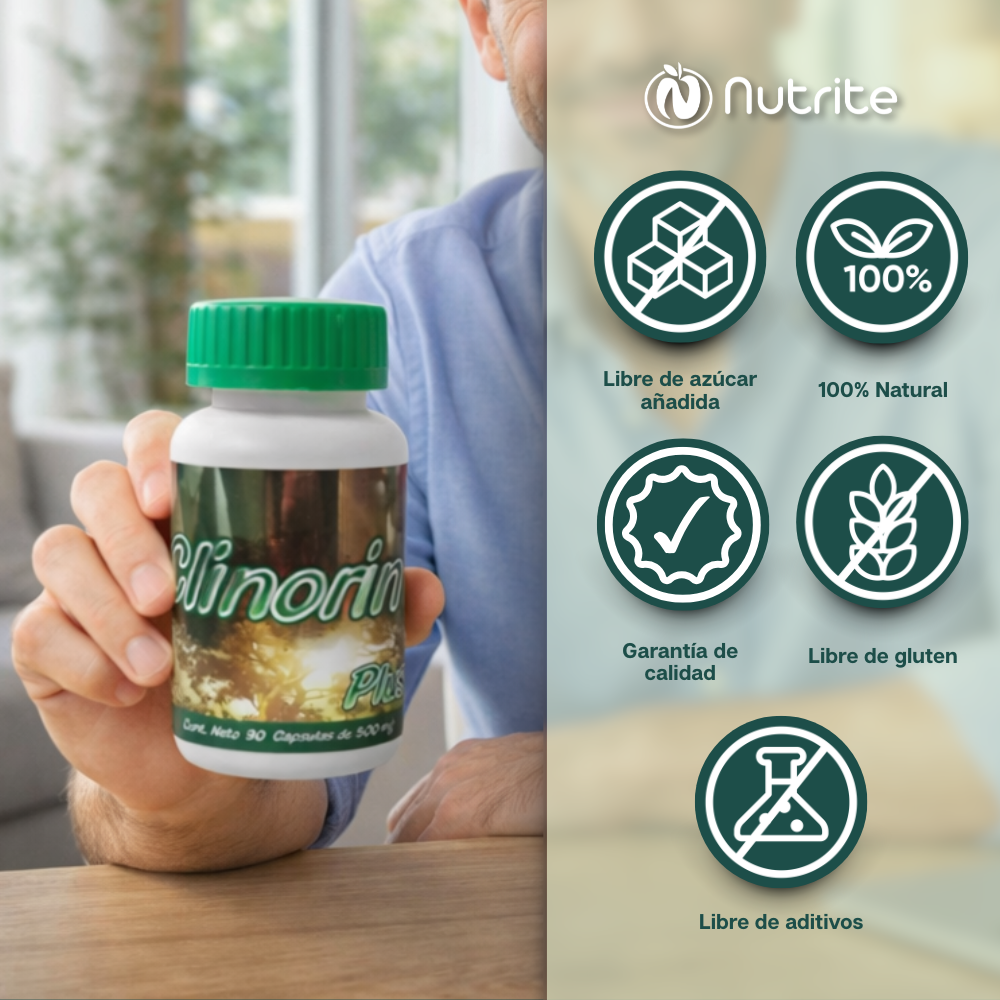 Clinorin - Palo Azul, Palo Taray, Pingüica, Cola de Caballo, Árnica - 90 Cápsulas de 500 mg