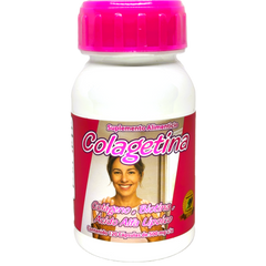 Colagetina - Colágeno Hidrolizado, Biotina, Ácido Alfa Lipoico, Keratina - 120 cápsulas 500 mg