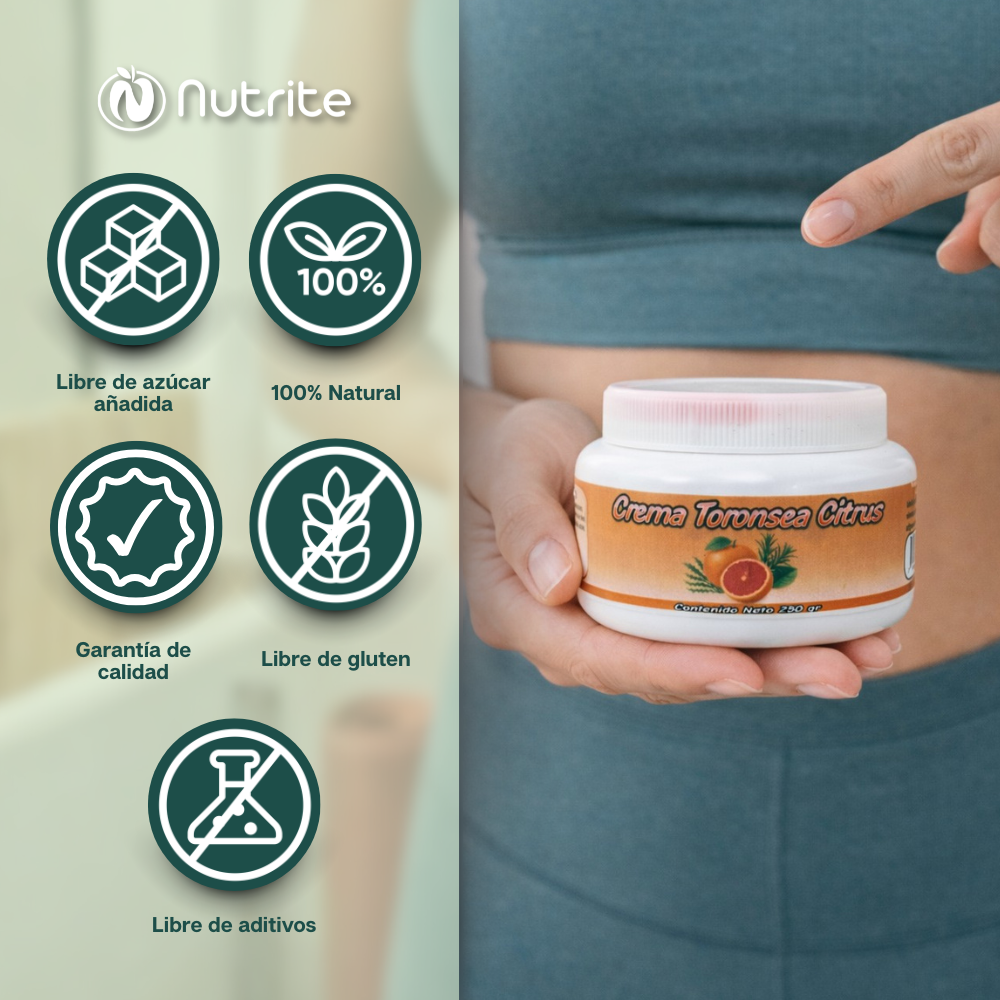 Toronsea Citrus - Crema con Toronja, Limón, Romero, Jengibre, Algas Marinas, Liposomas - 250 gr