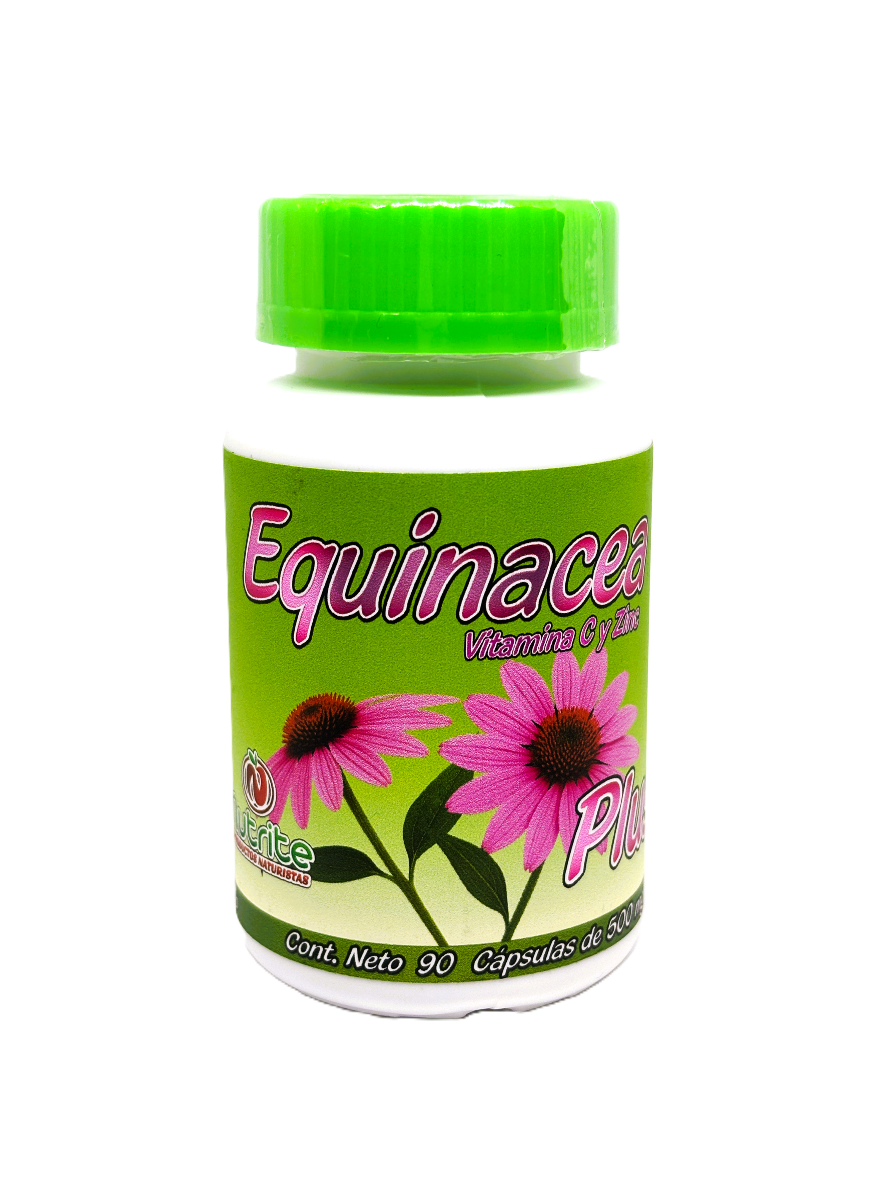 Equinácea, Sello de Oro, Vitamina C, Zinc - 90 Cápsulas de 500 mg