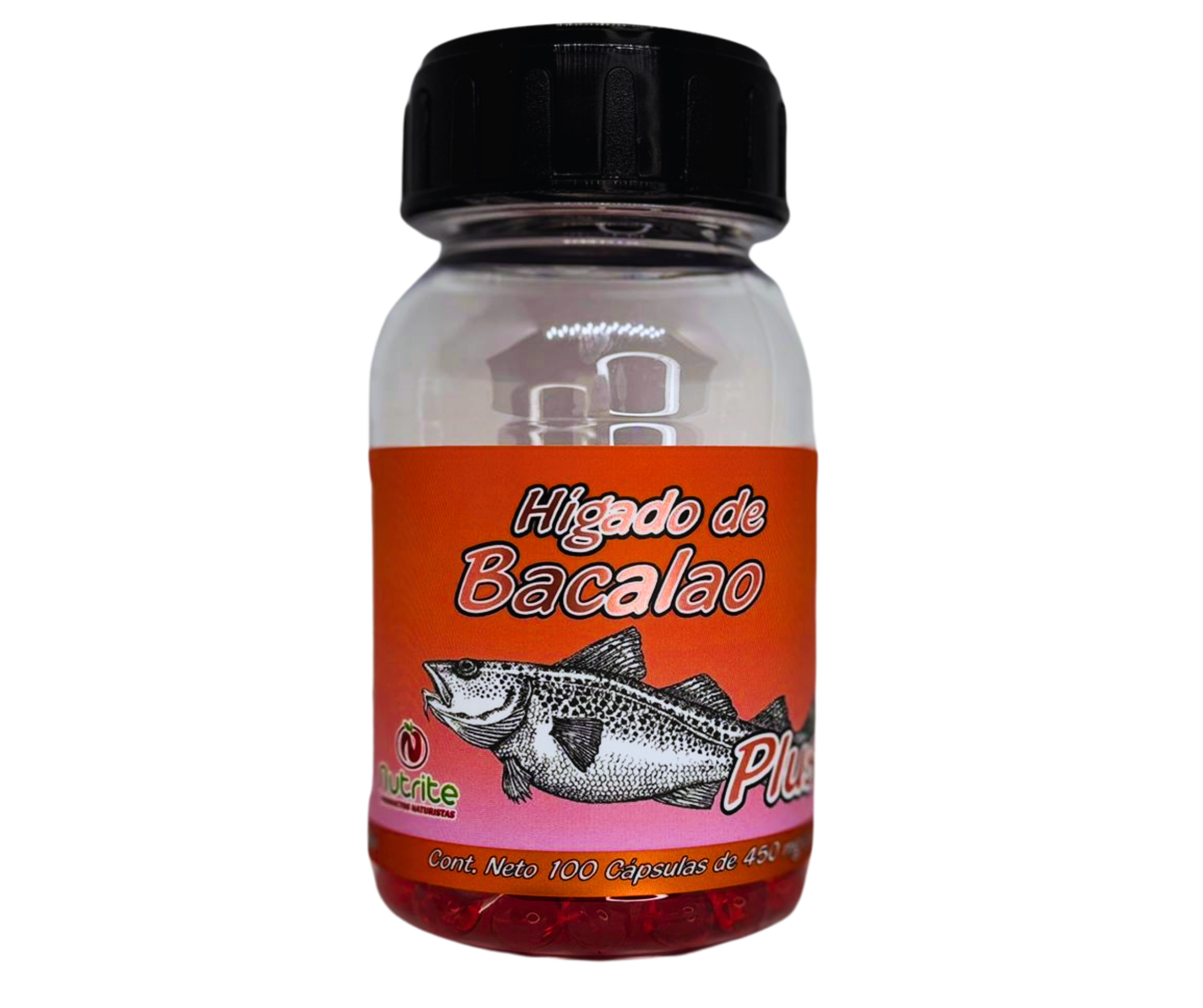Hígado de Bacalao - 100 Cápsulas de 450 mg