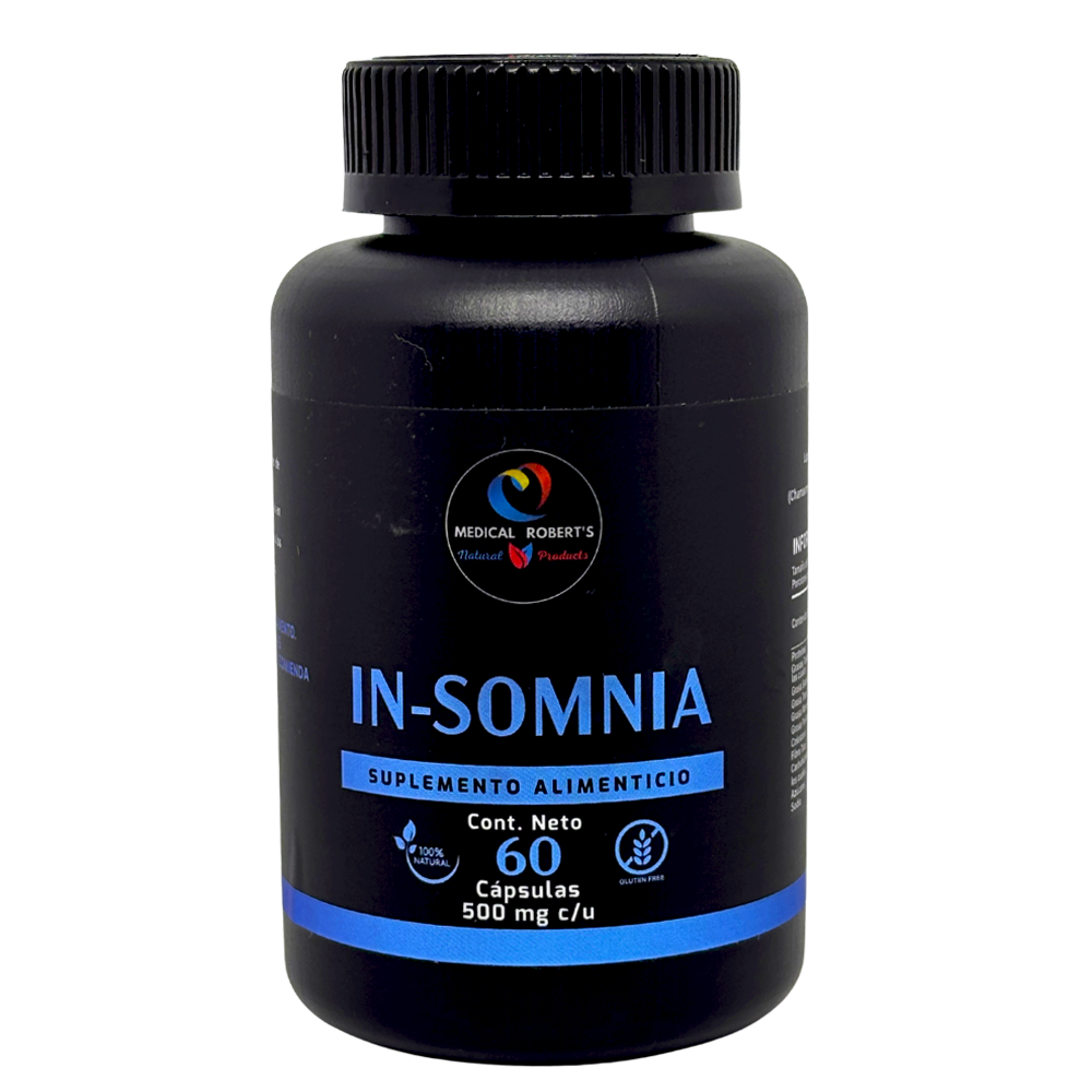 In-Somnia - Lúpulo, Valeriana, Pasiflora, Manzanilla - 60 Cápsulas de 500 mg