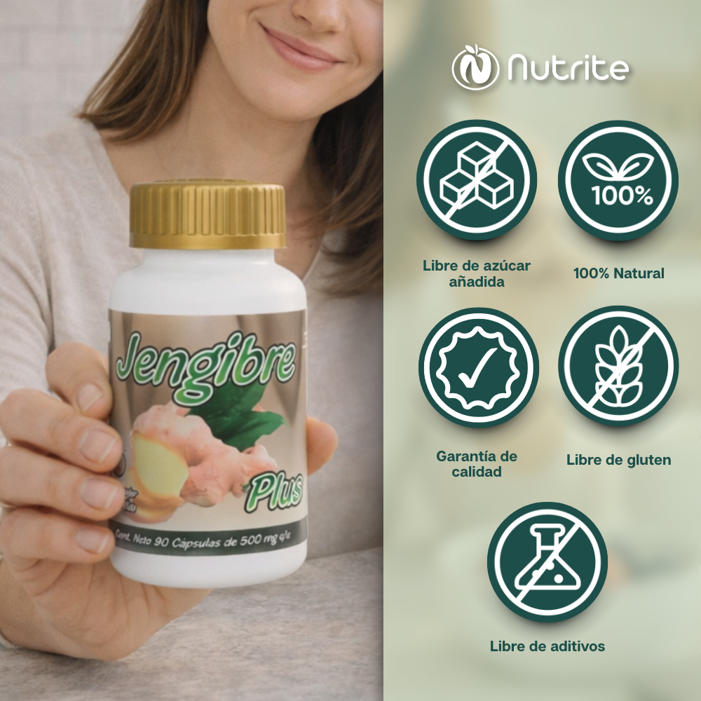 Jengibre - 90 Cápsulas de 500 mg