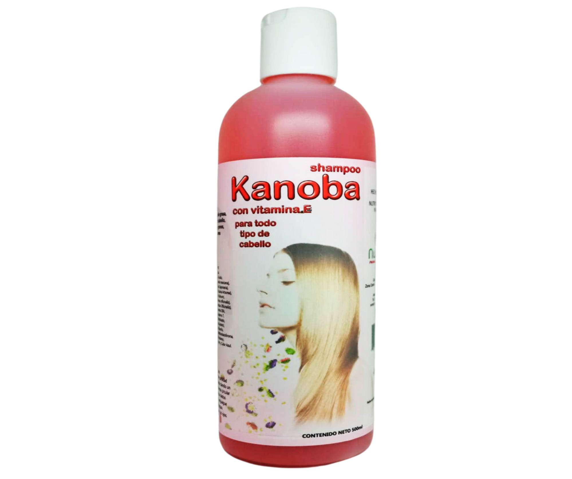Shampoo con Amole, Romero, Caléndula, Espinosilla, Cacahuananche, Vitamina E - 500 ml