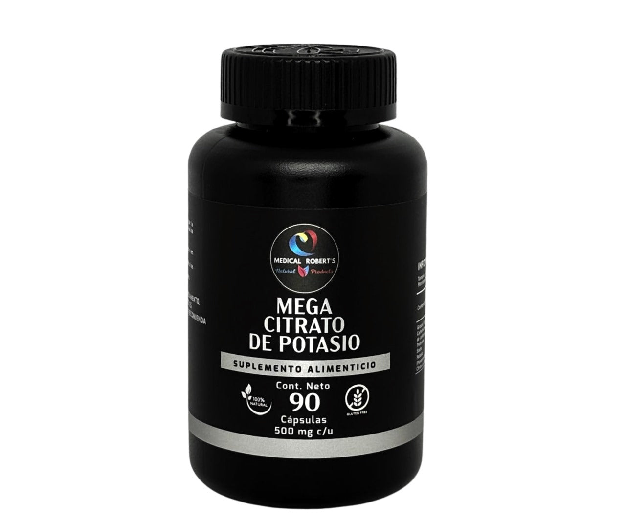 Citrato de Potasio - 90 cápsulas de 500 mg
