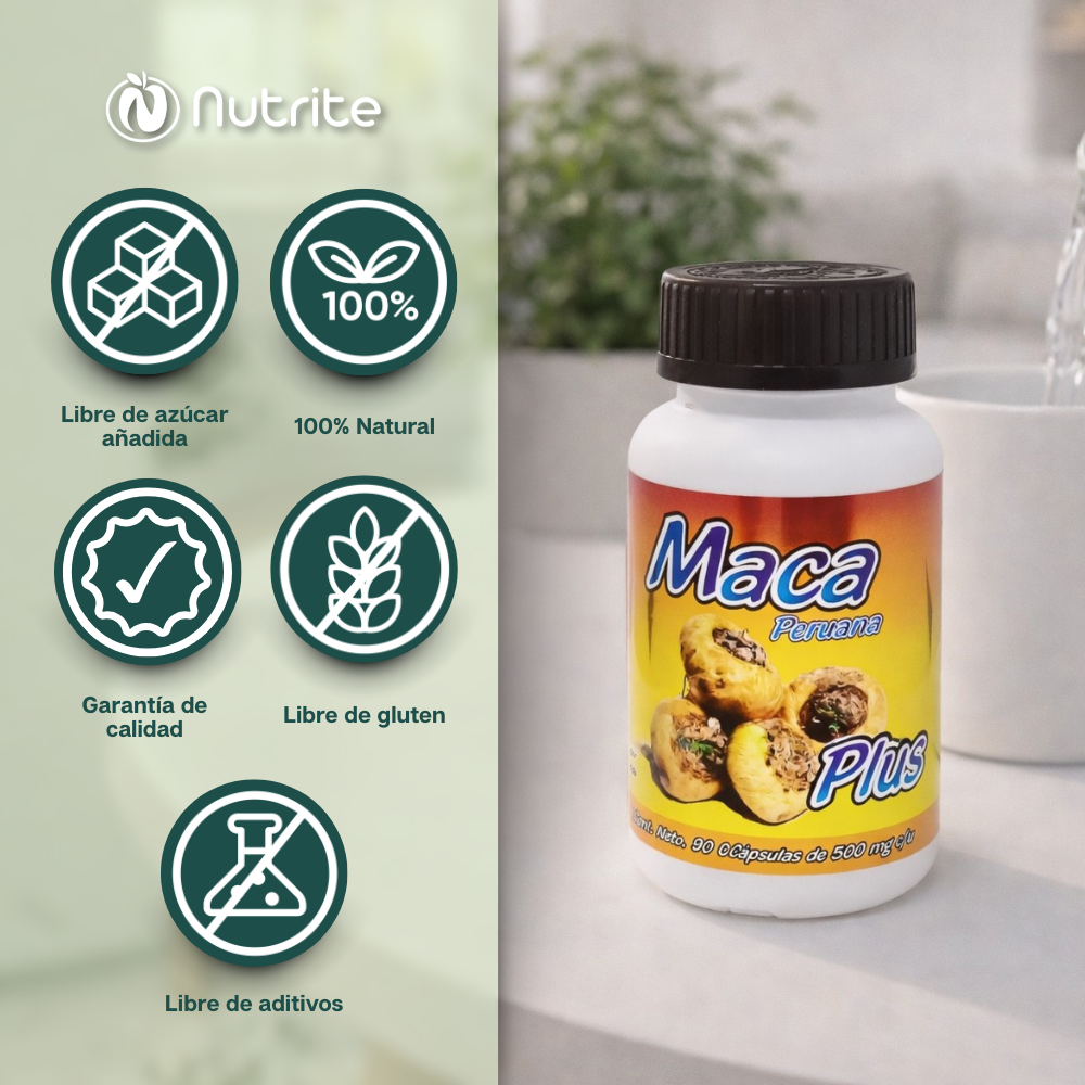 Maca Peruana - 90 Cápsulas de 500 mg
