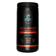 Polvo con Citrato de Magnesio, Citrato de Potasio, Selenio, Biotina, Colágeno Hidrolizado, Zinc - 500 gr - Mega Armored