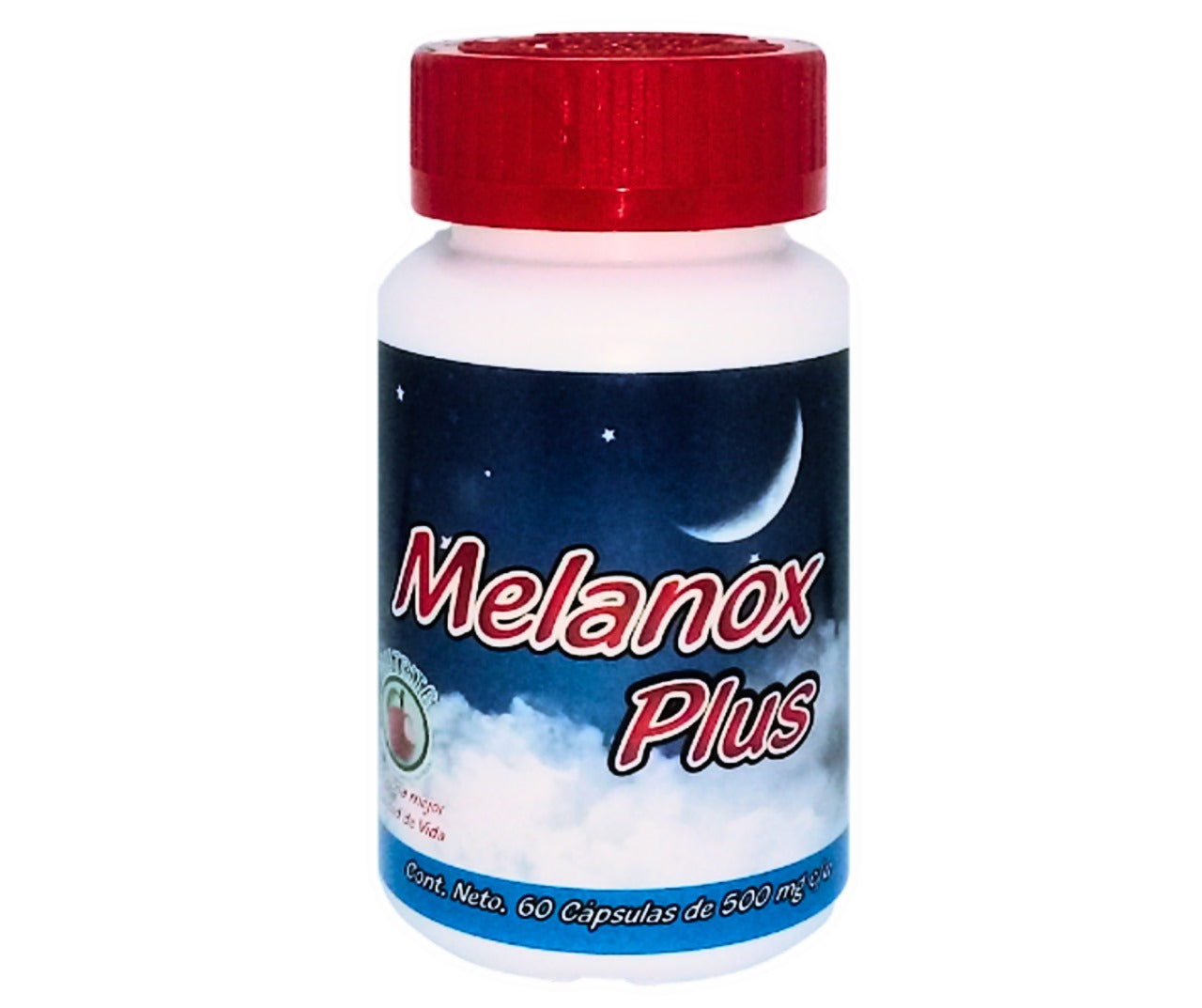 Melatonina - 60 Cápsulas de 500 mg - Melanox
