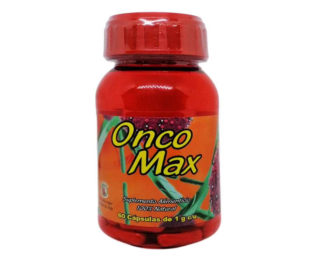 OncoMax - Uña de Gato, Cardo Bendito, Ajo, Etcho, Cuachalalate, Nogal - 90 cápsulas de 1000 mg