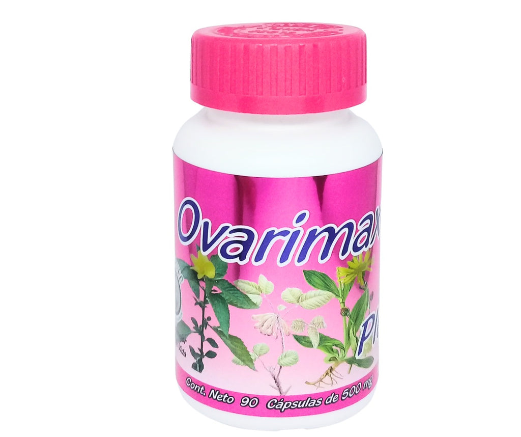 Ovarimax - Hierba de San Nicolas, Damiana de California, Fenogreco, Anís Chico - 90 Cápsulas de 500 mg