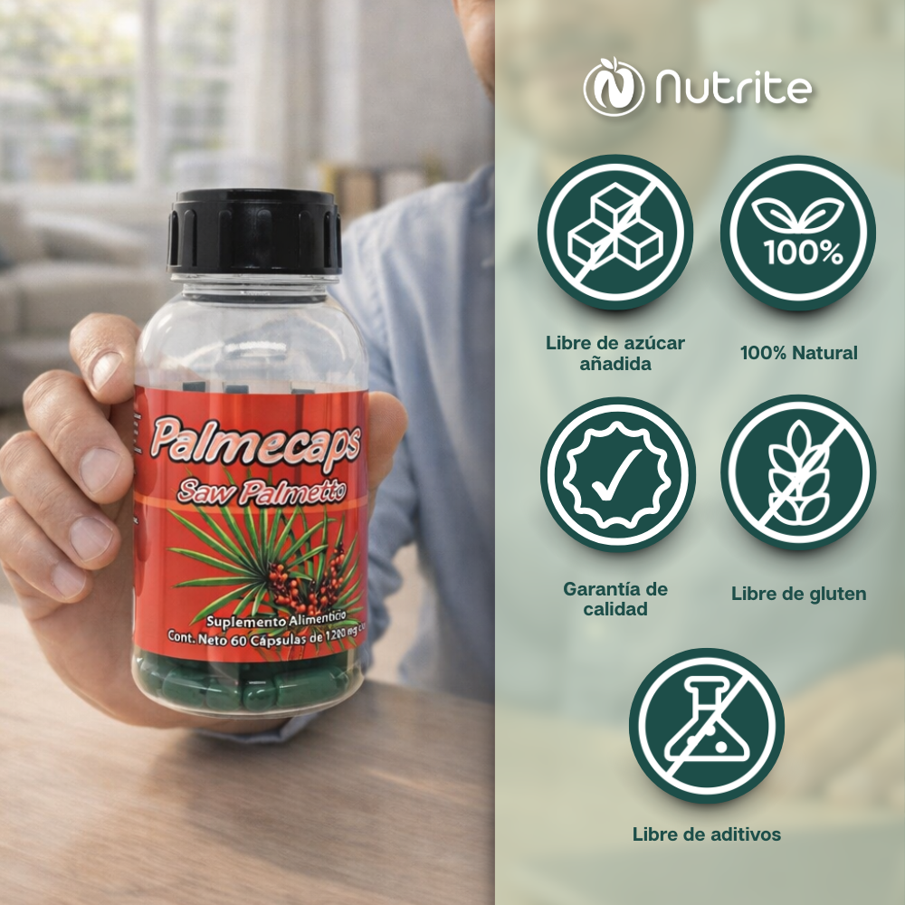Palmecaps - Saw Palmeto - 60 Cápsulas de 1200 mg
