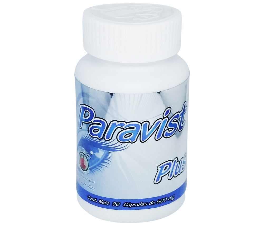 Paravist - Eufrasia, Arándano Azul, Luteína, Betacaroteno, Vitamina A - 90 Cápsulas de 500 mg