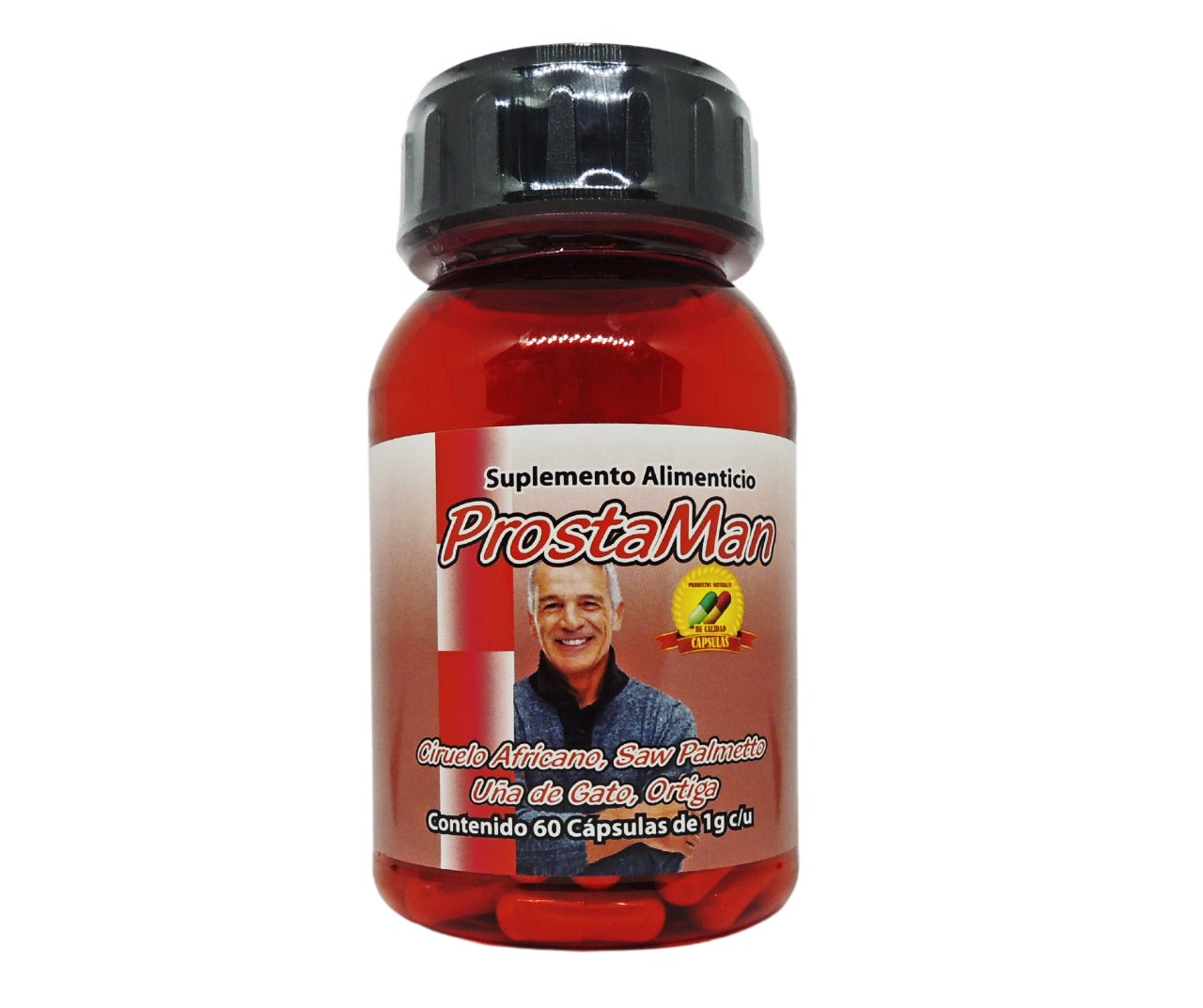 Saw Palmeto, Uña de Gato, Ortiga, Cola de Caballo, Zinc - 60 cápsulas de 1000 mg