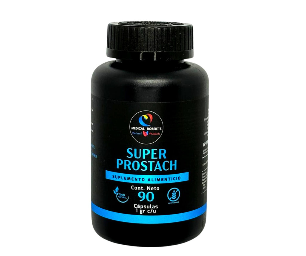 Súper Prostach - Licopeno, Semilla de Calabaza, Ciruelo Africano, Saw Palmeto, Beta-Sitosterol - 90 cápsulas de 1000 mg