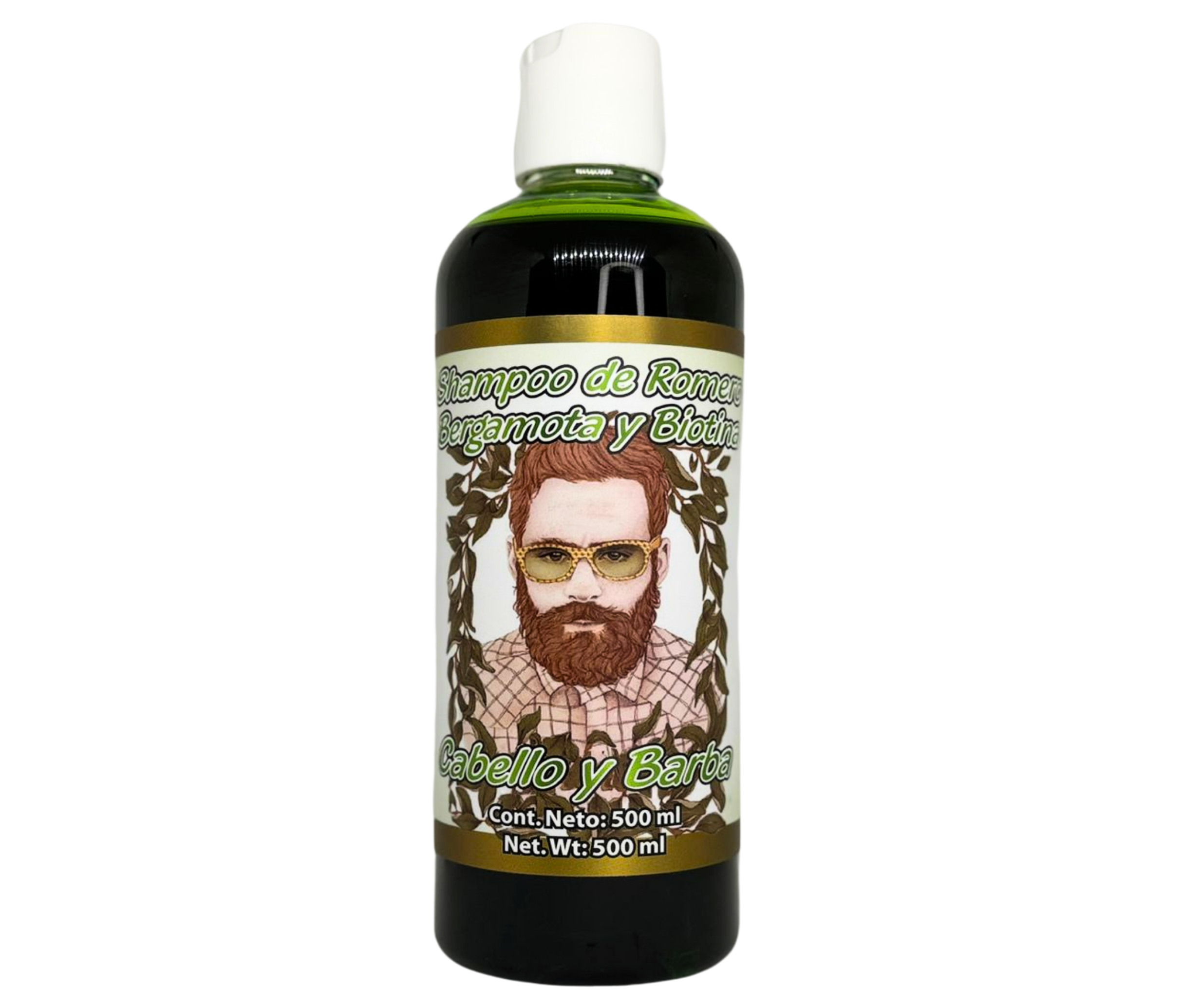 Shampoo con Bergamota, Romero, Biotina - 500 ml
