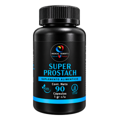 Súper Prostach - Licopeno, Semilla de Calabaza, Ciruelo Africano, Saw Palmeto, Beta-Sitosterol - 90 cápsulas de 1000 mg