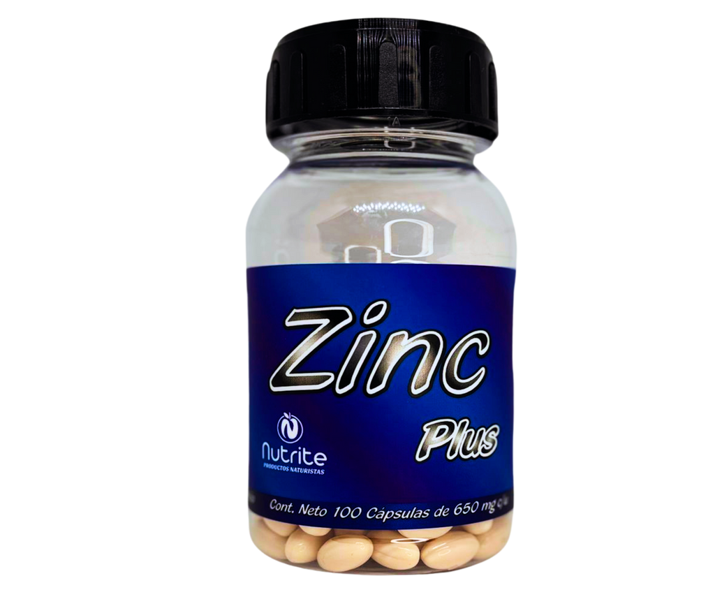 Zinc, Lecitina de Soya - 100 Cápsulas de 650 mg