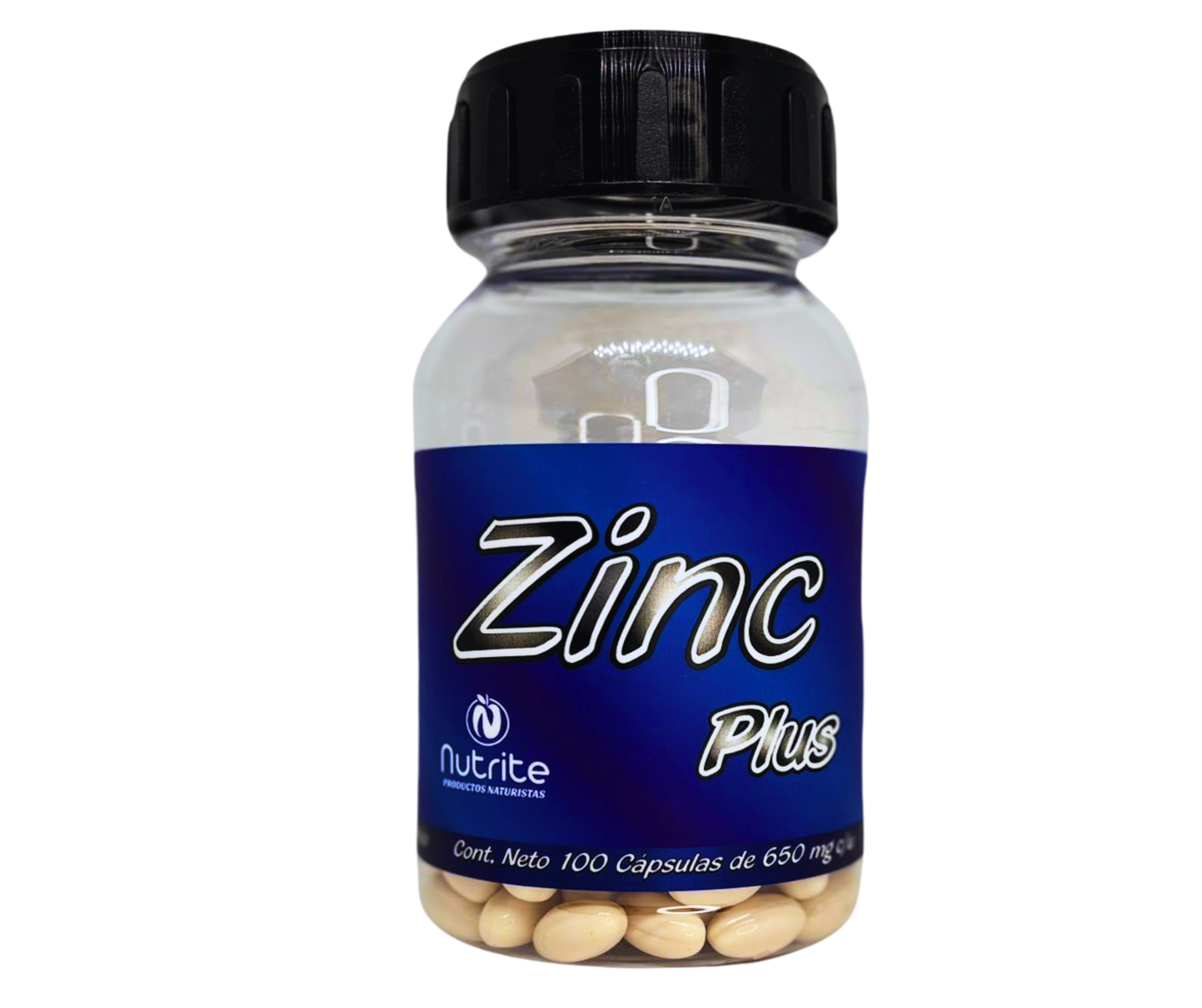 Zinc, Lecitina de Soya - 100 Cápsulas de 650 mg
