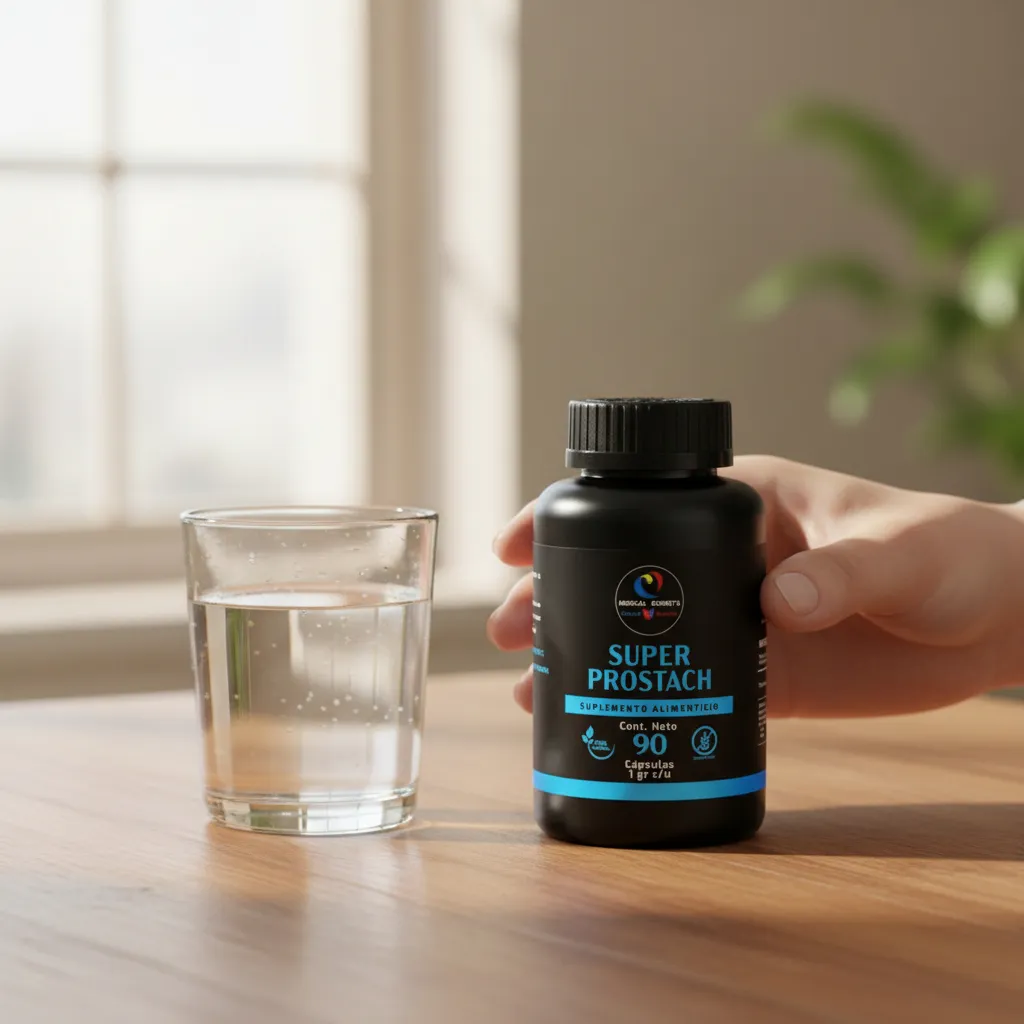 Súper Prostach - Licopeno, Semilla de Calabaza, Ciruelo Africano, Saw Palmeto, Beta-Sitosterol - 90 cápsulas de 1000 mg