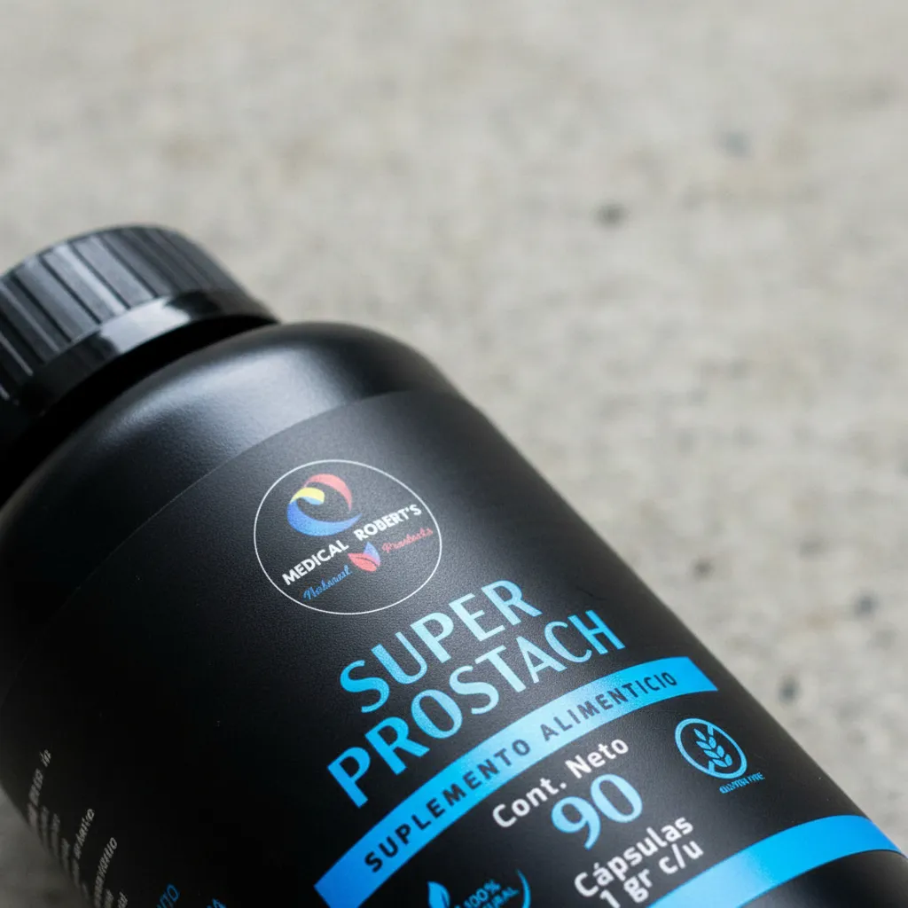 Súper Prostach - Licopeno, Semilla de Calabaza, Ciruelo Africano, Saw Palmeto, Beta-Sitosterol - 90 cápsulas de 1000 mg
